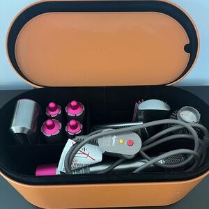 Dyson Air Wrap Hair Styling Set with Pink Accents